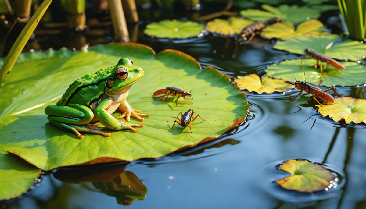 découvrez comment bien nourrir vos grenouilles dans un bassin avec notre guide complet. conseils pratiques pour une alimentation équilibrée et adaptée à vos amphibiens.