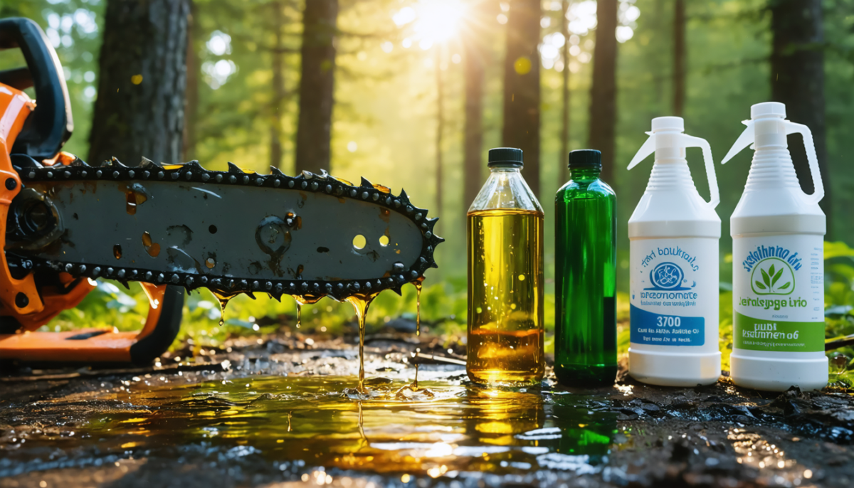 découvrez des alternatives efficaces à l'huile pour chaîne de tronçonneuse pour garantir performance et protection optimale lors de vos travaux de coupe.