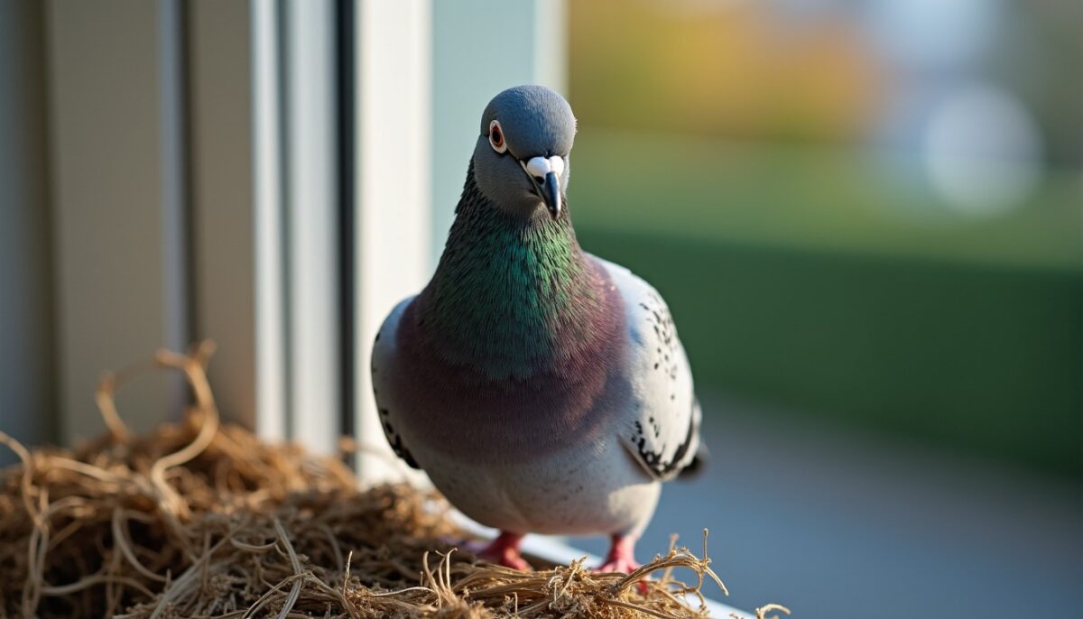 Nid de pigeon sur mon balcon : que révèle sa présence et quels messages interpréter ?