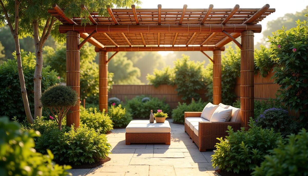 Pergola en bambou : le guide essentiel pour sélectionner et installer votre espace détente naturel