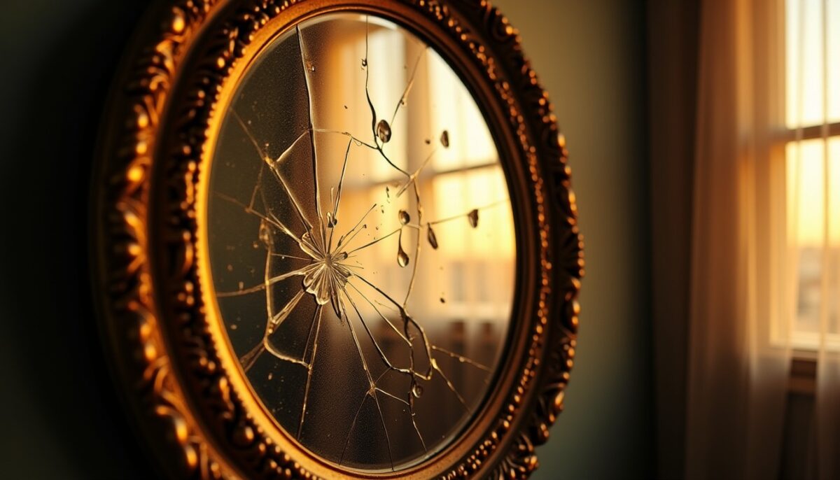 Miroir qui se casse tout seul : symbolisme spirituel et messages essentiels à découvrir